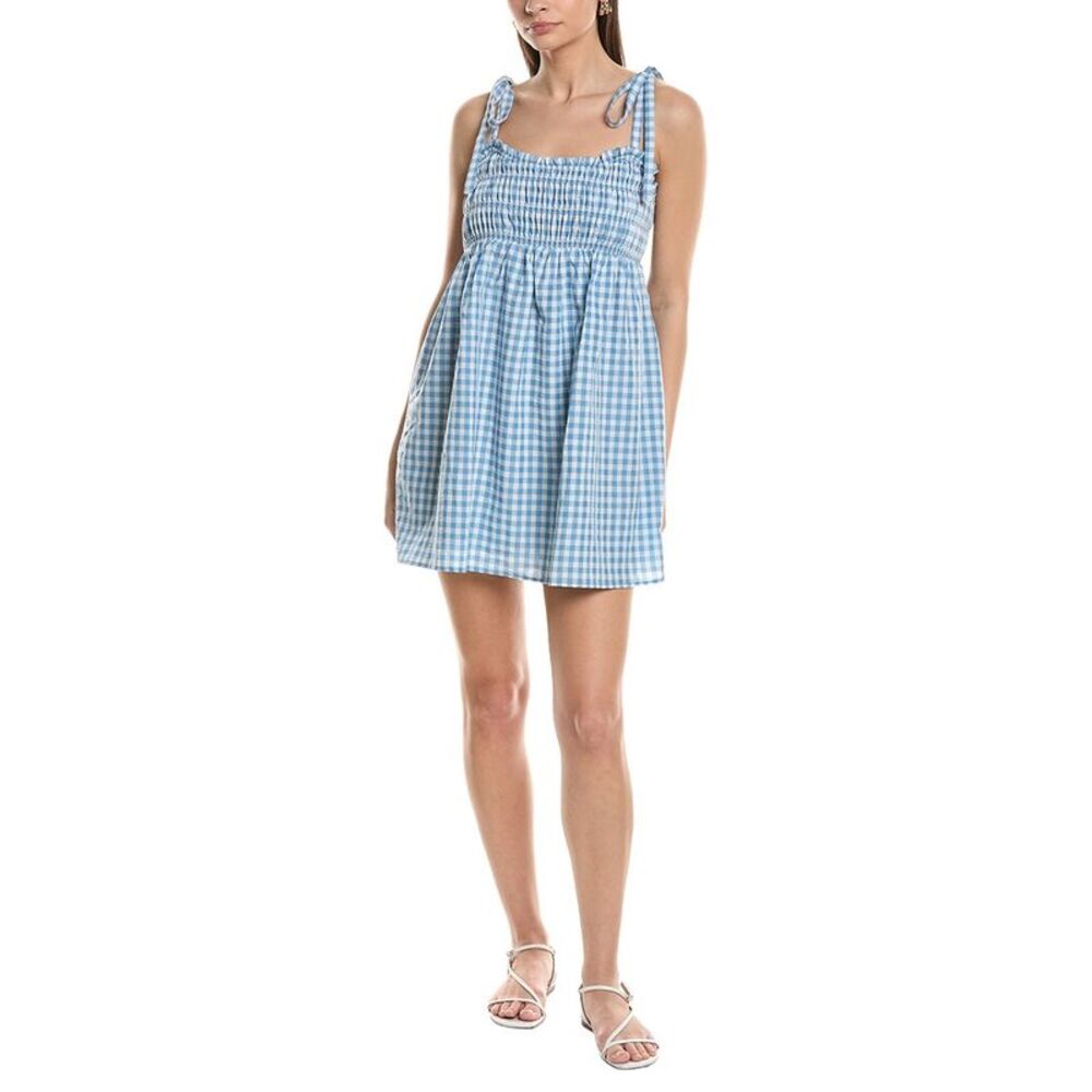 Jl Luxe Womens  Solid Sleeveless Mini Dress, Blue
